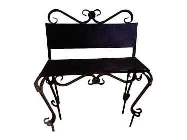 Лавка металлическая со спинкой (ковка) 7